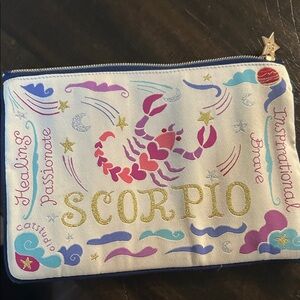 Scorpio Zodiac pouch - Multicolor
